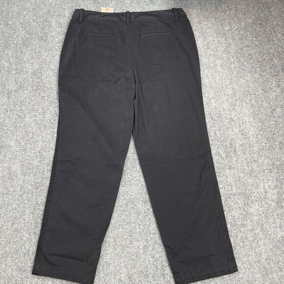 Quince Stretch Cotton Twill Girlfriend Chino Pant Sz 31 (33X27) Black New W Tags - Picture 4 of 11